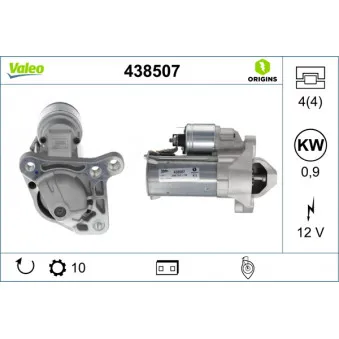 Démarreur VALEO OEM 8200724786
