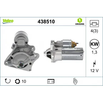 Démarreur VALEO OEM 8200413215