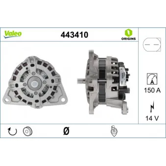 Alternateur VALEO OEM 504385138