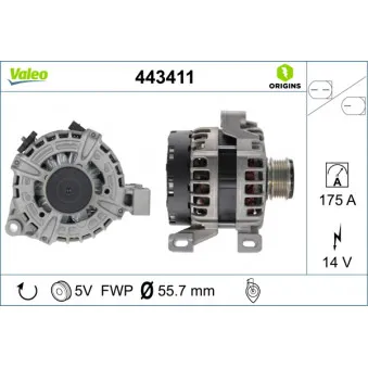 Alternateur VALEO OEM 36000613