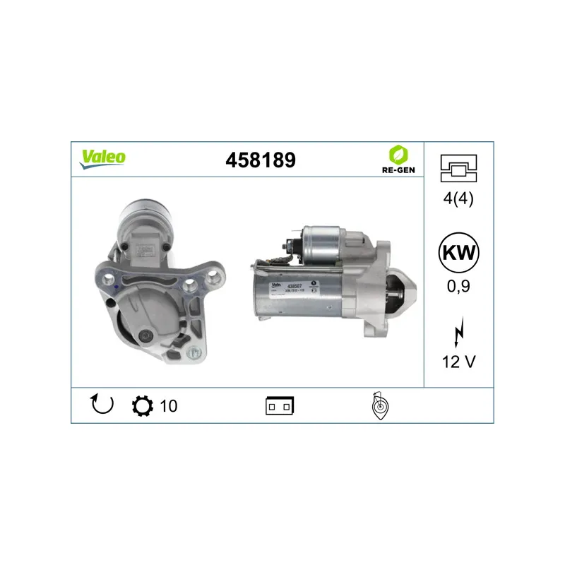 Démarreur VALEO 458189 - Visuel 1