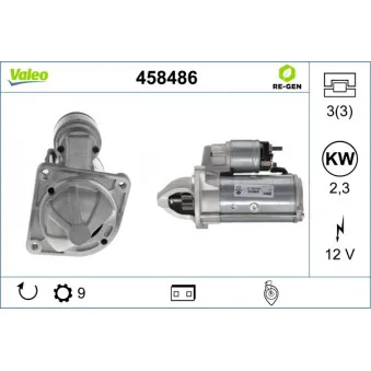 Démarreur VALEO OEM 1349920080