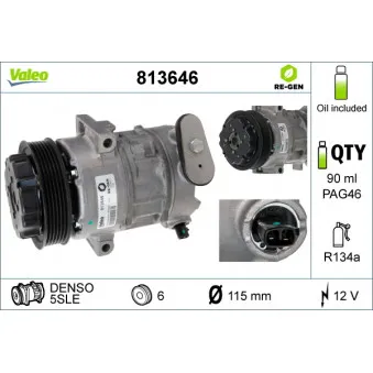 Compresseur, climatisation VALEO OEM 6854104