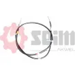 SEIM 555964 - Tirette à câble, frein de stationnement arrière gauche