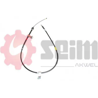 Tirette à câble, frein de stationnement arrière droit SEIM 555965