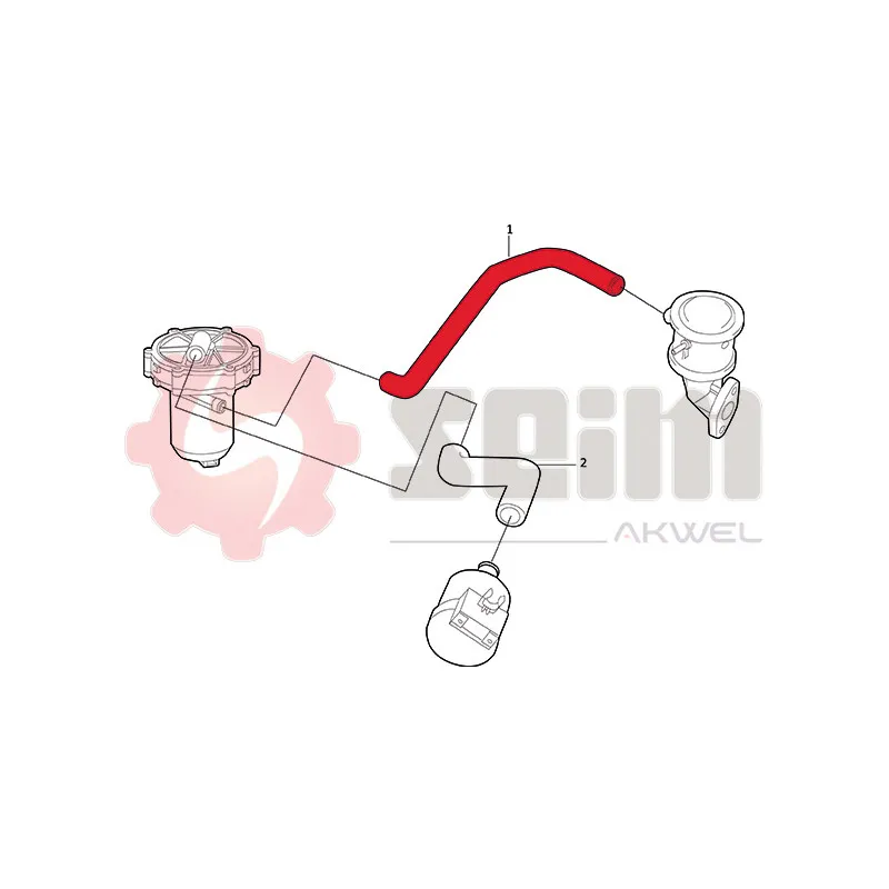 Gaine de suralimentation SEIM 981708 - Visuel 1