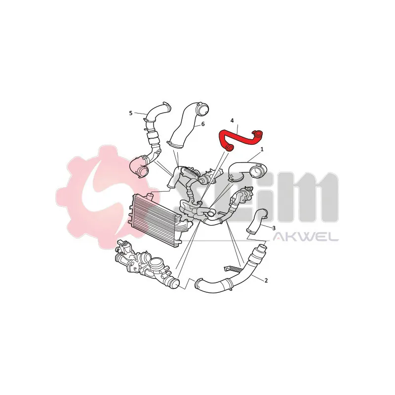 Gaine de suralimentation SEIM 981819 - Visuel 1