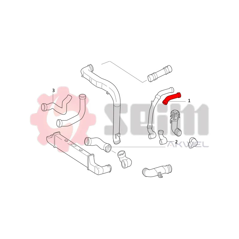 Gaine de suralimentation SEIM 981862 - Visuel 1