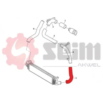 Gaine de suralimentation SEIM OEM 700 688