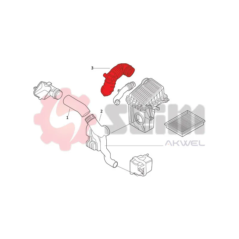 Gaine de suralimentation SEIM 982035 - Visuel 1