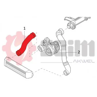 Gaine de suralimentation SEIM OEM 11613435259