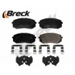 BRECK 25205 00 701 00 - Jeu de 4 plaquettes de frein avant