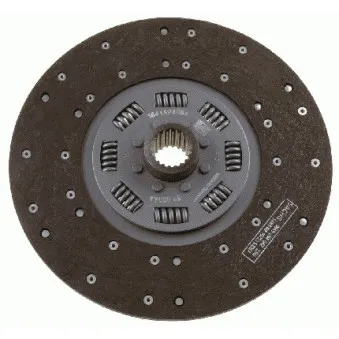 Disque d'embrayage SACHS 1861 594 034 pour MERCEDES-BENZ UNIMOG U 1450,U 1450L - 136cv