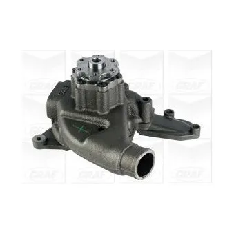 Pompe à eau GRAF PA1299 pour MERCEDES-BENZ UNIMOG U 80, U 84, U 90 - 84cv