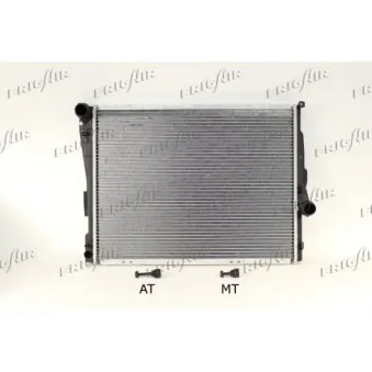 Radiateur, refroidissement du moteur FRIGAIR OEM 17102228941