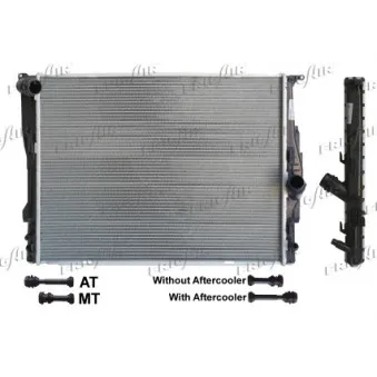 Radiateur, refroidissement du moteur FRIGAIR OEM 7562079