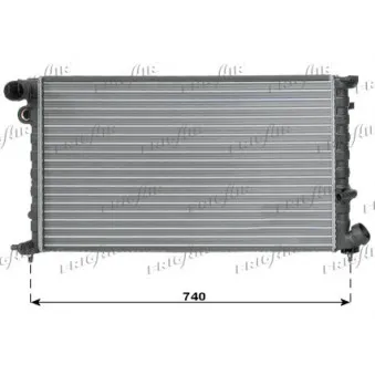 Radiateur, refroidissement du moteur FRIGAIR OEM 1330A0