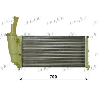 Radiateur, refroidissement du moteur FRIGAIR OEM 46527489