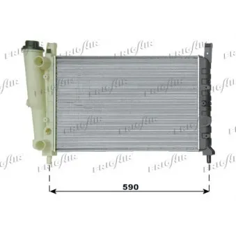 Radiateur, refroidissement du moteur FRIGAIR 0104.3009