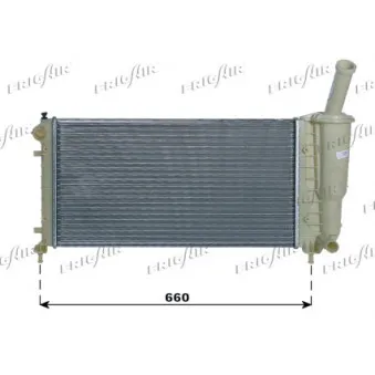 Radiateur, refroidissement du moteur FRIGAIR 0104.3044