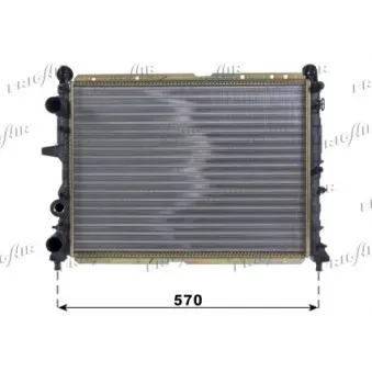 FRIGAIR 0104.3067 - Radiateur, refroidissement du moteur