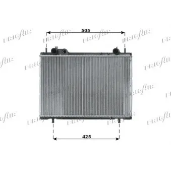 Radiateur, refroidissement du moteur FRIGAIR OEM K46782685