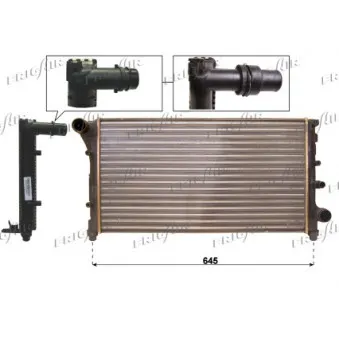 FRIGAIR 0104.3118 - Radiateur, refroidissement du moteur