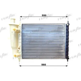 Radiateur, refroidissement du moteur FRIGAIR OEM 59015572