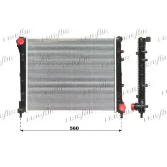 Radiateur, refroidissement du moteur FRIGAIR OEM bs518005aa