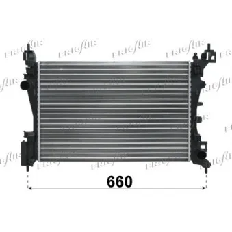 Radiateur, refroidissement du moteur FRIGAIR OEM 51790774