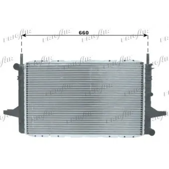 FRIGAIR 0105.2036 - Radiateur, refroidissement du moteur