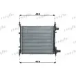 FRIGAIR 0105.3054 - Radiateur, refroidissement du moteur
