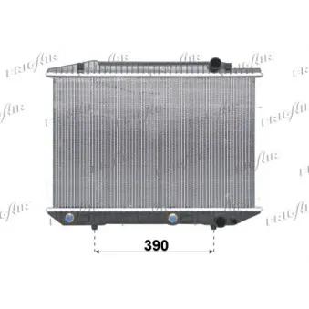 Radiateur, refroidissement du moteur FRIGAIR 0106.2067
