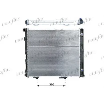 Radiateur, refroidissement du moteur FRIGAIR OEM a1245009703