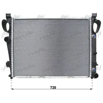 Radiateur, refroidissement du moteur FRIGAIR OEM A5000322024