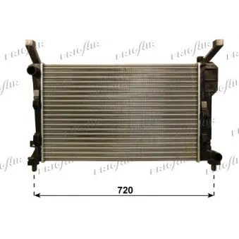 Radiateur, refroidissement du moteur FRIGAIR OEM a1695000303