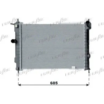 Radiateur, refroidissement du moteur FRIGAIR 0107.3035