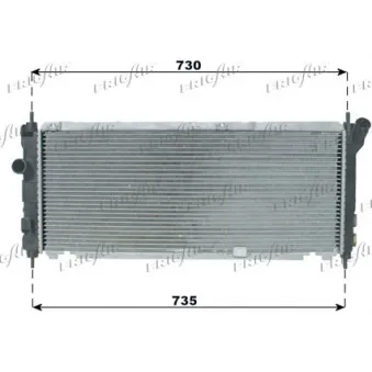 Radiateur, refroidissement du moteur FRIGAIR OEM 92090138