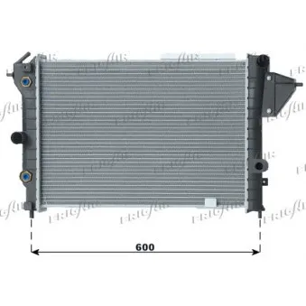 Radiateur, refroidissement du moteur FRIGAIR 0107.3059