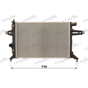 FRIGAIR 0107.3078 - Radiateur, refroidissement du moteur