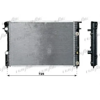 Radiateur, refroidissement du moteur FRIGAIR OEM 6302007