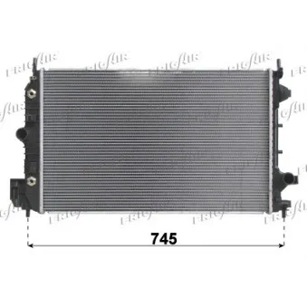 FRIGAIR 0107.3111 - Radiateur, refroidissement du moteur