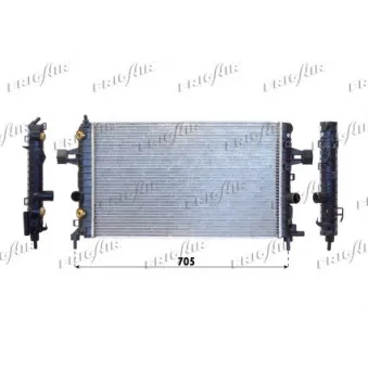 Radiateur, refroidissement du moteur FRIGAIR OEM 13170111