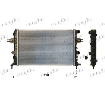 FRIGAIR 0107.3126 - Radiateur, refroidissement du moteur