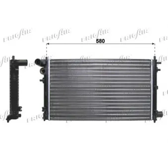 Radiateur, refroidissement du moteur FRIGAIR OEM 133092