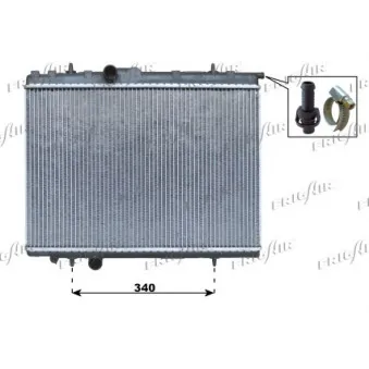 Radiateur, refroidissement du moteur FRIGAIR OEM 1330S7