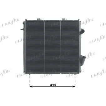 Radiateur, refroidissement du moteur FRIGAIR 0109.2064