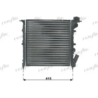 Radiateur, refroidissement du moteur FRIGAIR OEM 7701034767