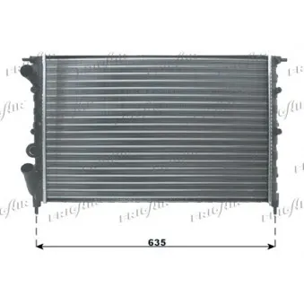 Radiateur, refroidissement du moteur FRIGAIR OEM 7701352037