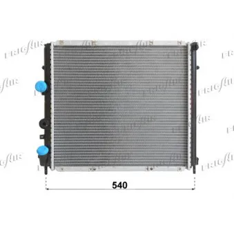 Radiateur, refroidissement du moteur FRIGAIR OEM 8200747214